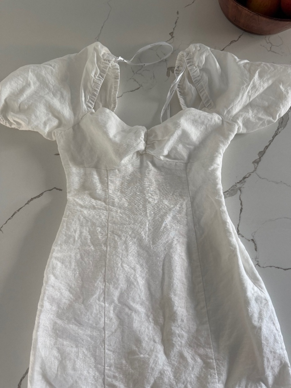 MINKPINK White 100% Cotton Dress Size Small - Excellent Condition